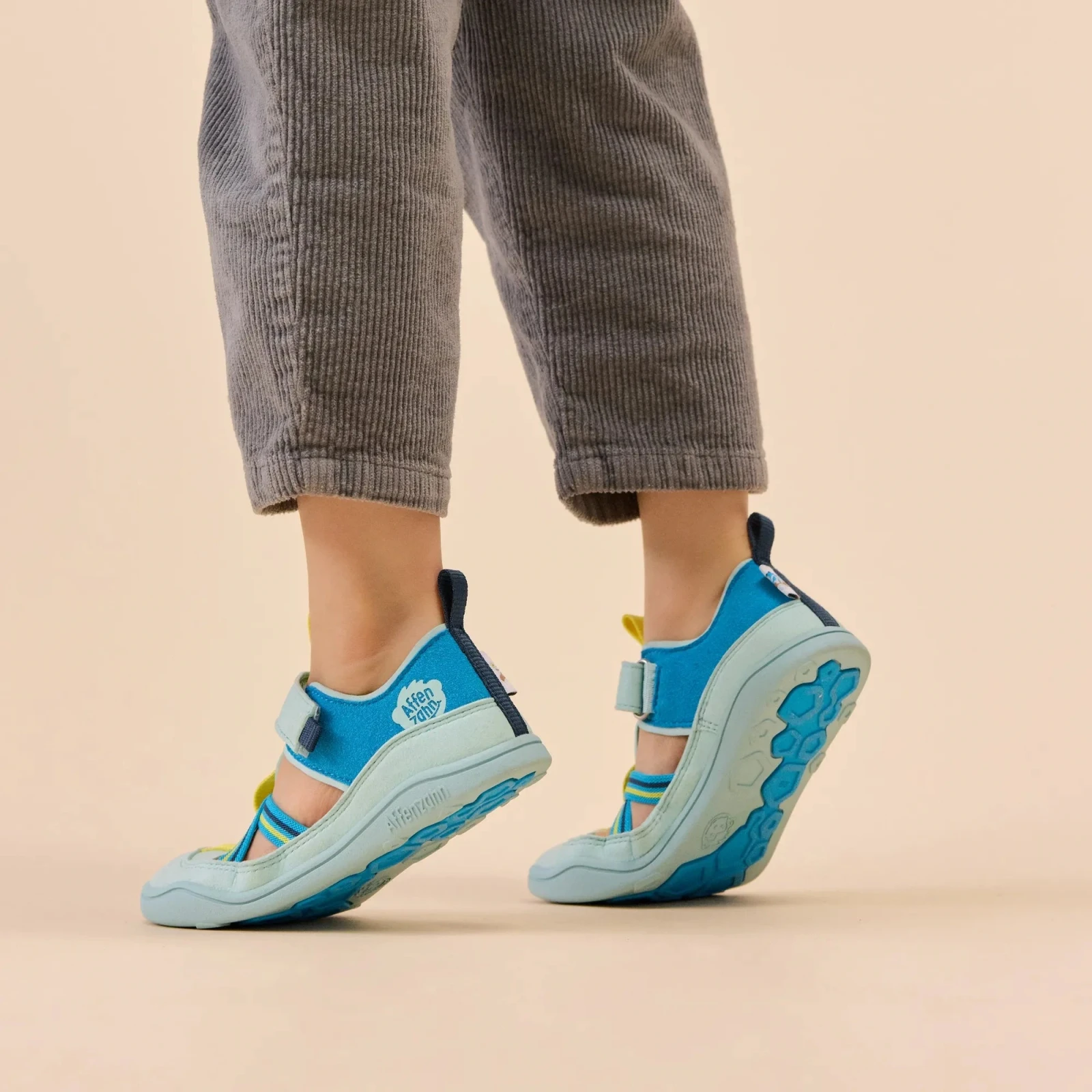 Сандалии Affenzahn Breezy Хамелеон — бирюзовый, фото 8
