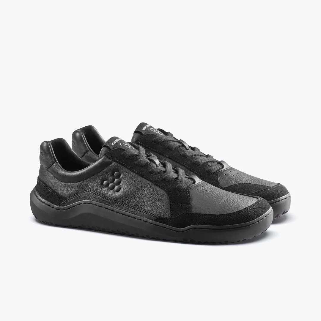 Кроссовки Vivobarefoot Gobi III Sneaker Leather — мужская модель, полностью чёрный, фото 4