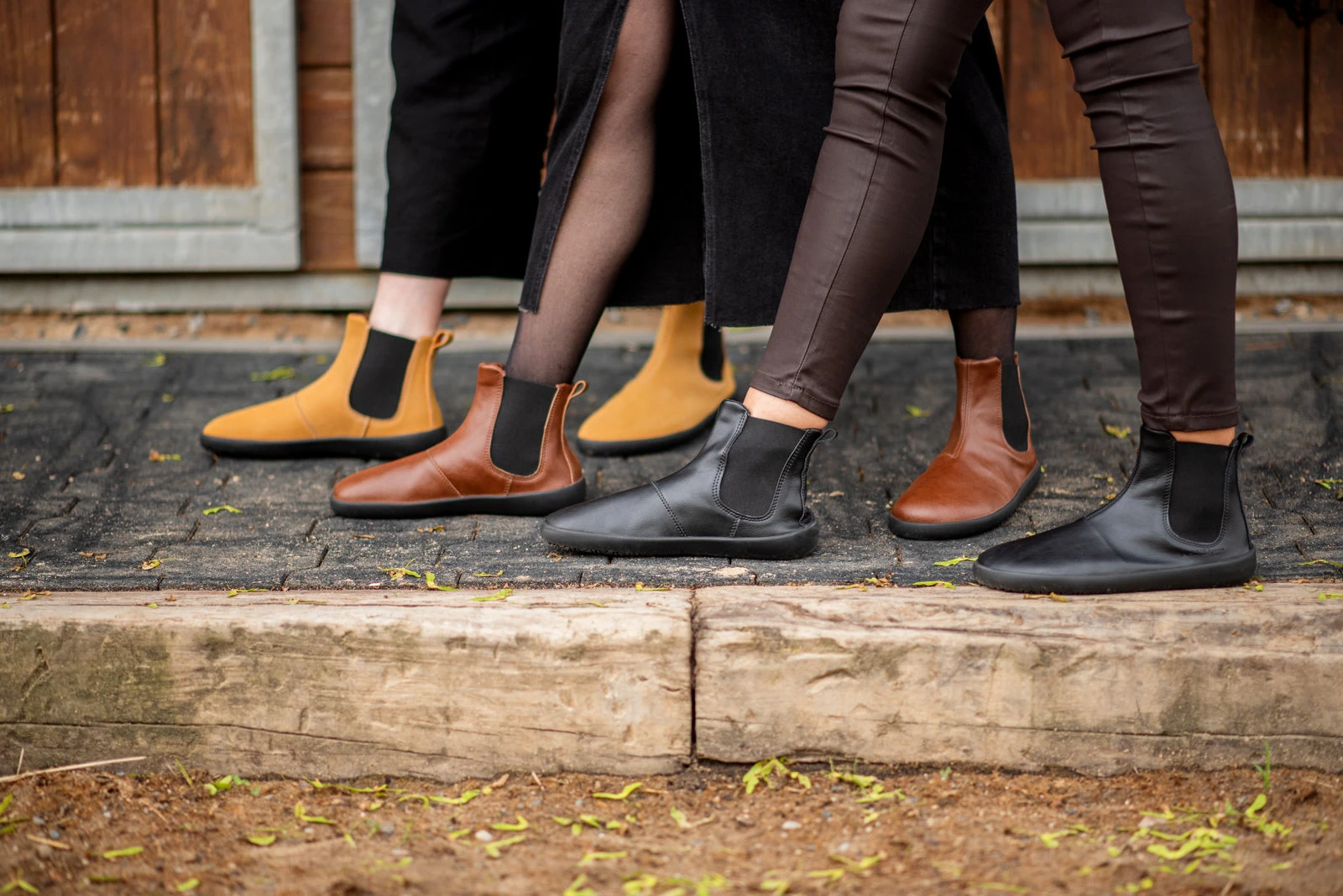Ботинки Ahinsa Chelsea 2.0 Barefoot — горчичный, фото 18