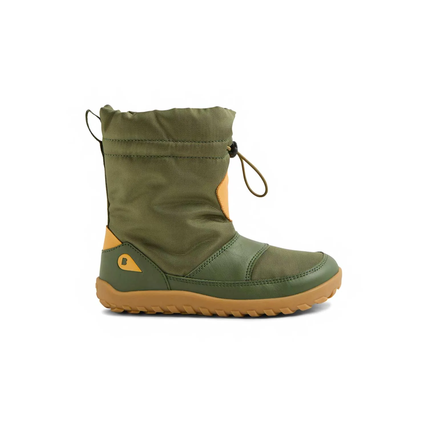 Детские босоногие сапоги Bobux Alpha Kid Plus Paden — Bronze Green