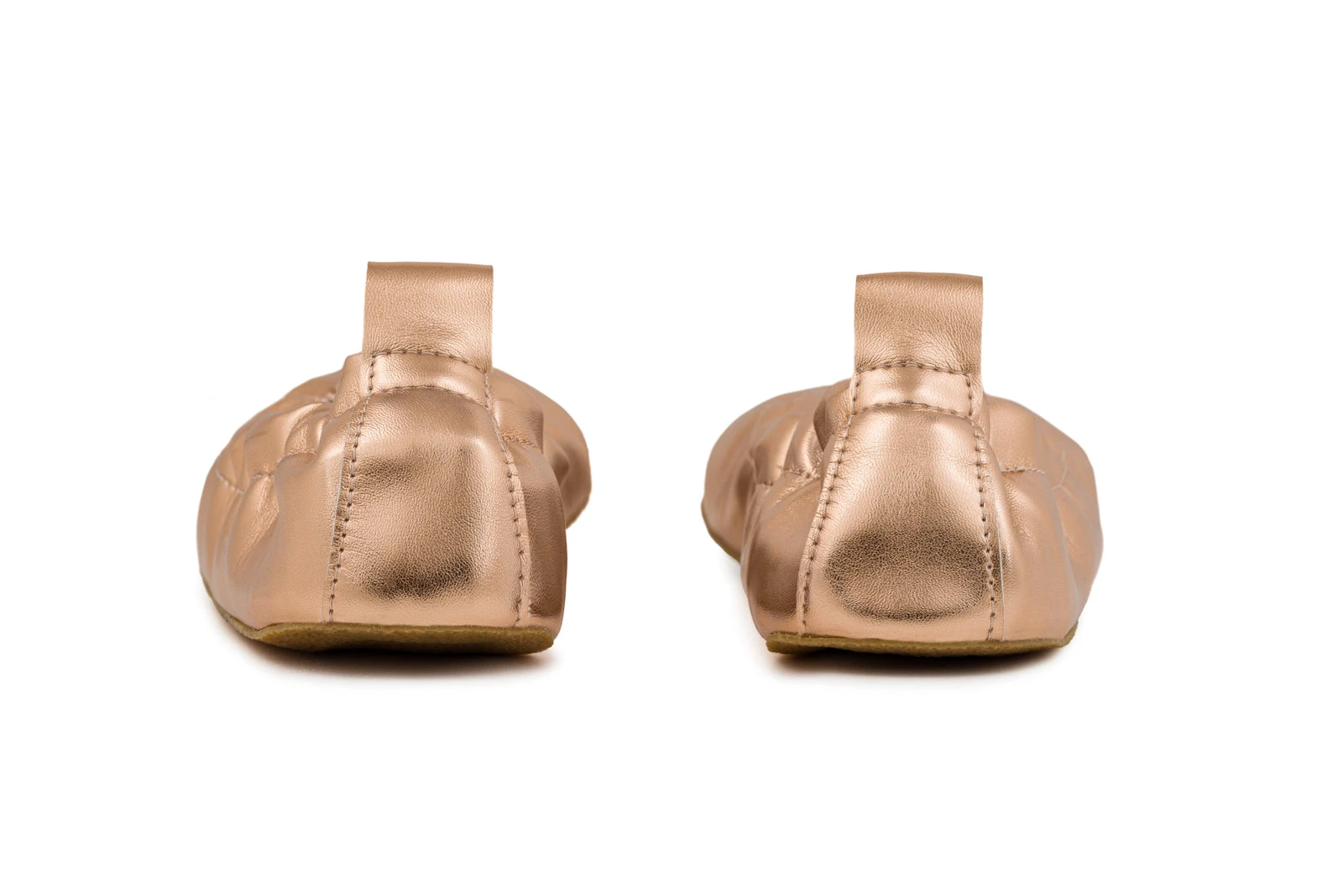Балетки Ahinsa Chic Preciosa Barefoot — розовое золото, фото 10