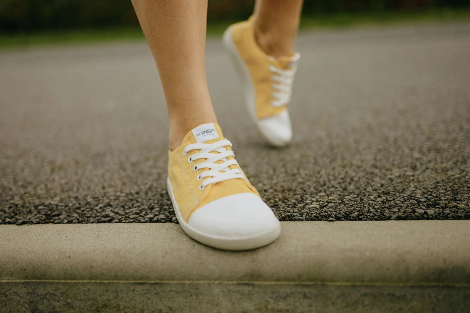 Кроссовки Ahinsa Street Hemp Barefoot — горчичный, фото 12