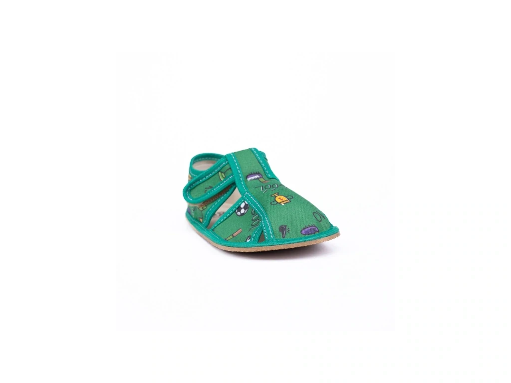 Тапочки Baby Bare Slippers — зелёный (детские), фото 3